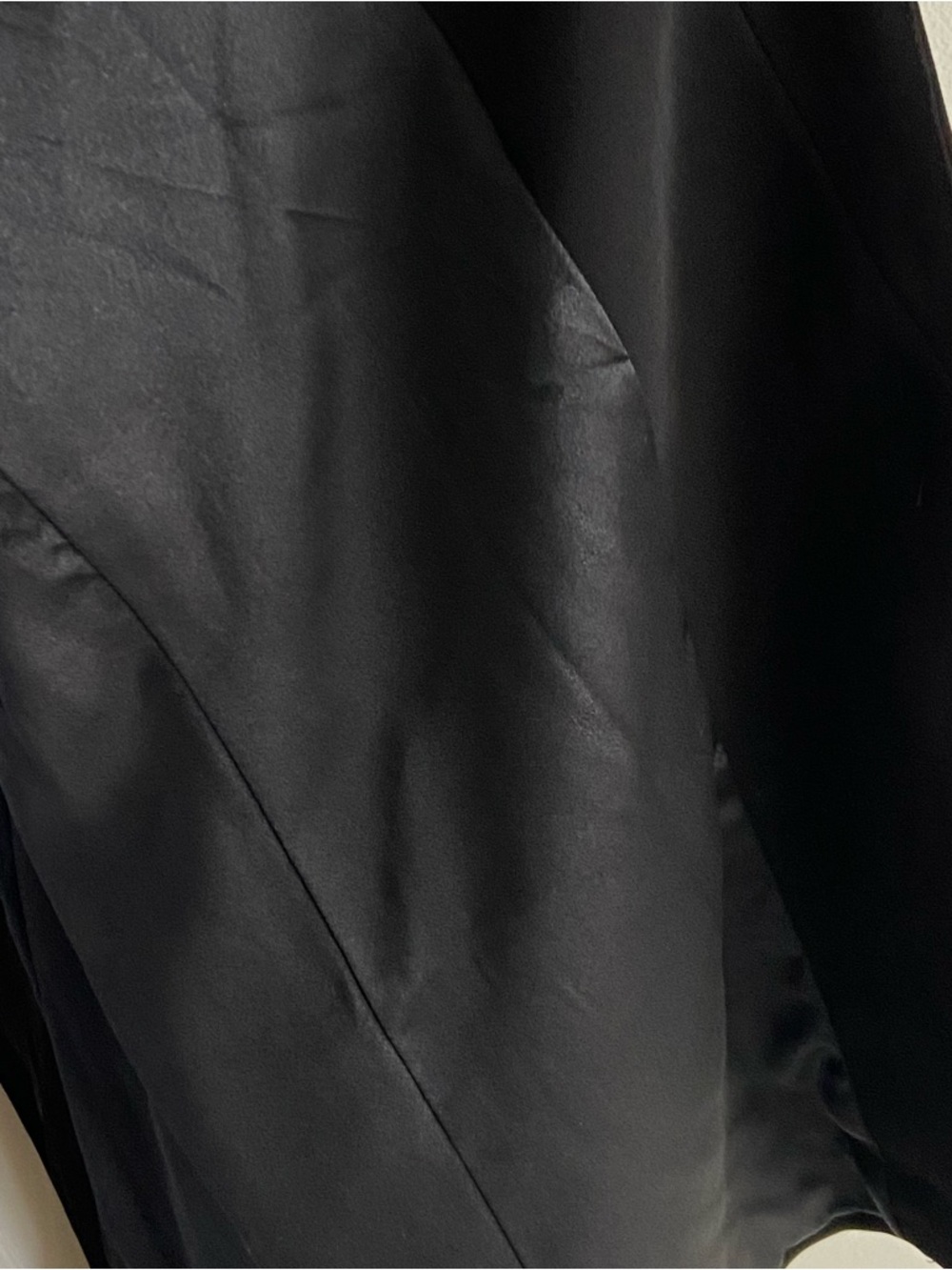 NWT EILEEN FISHER Black Notch Collar Blazer Jacket Tropical Suiting  10 - Picture 8 of 13